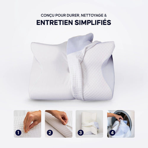 Oreiller ergonomique - Soutien cervical