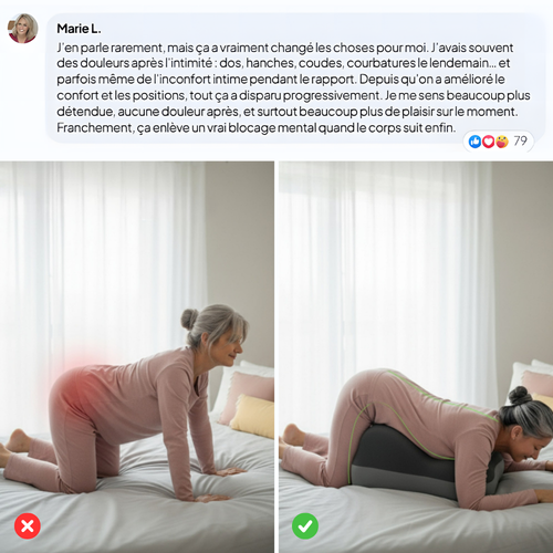 Oreiller Intime ergonomique pour une position parfaite