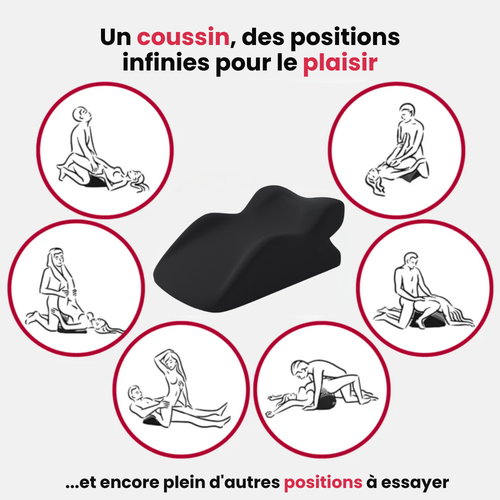 Coussin intime ergonomique pour une position parfaite