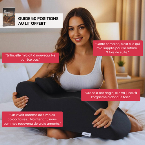 Coussin intime ergonomique pour une position parfaite