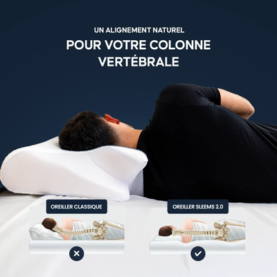 Oreiller ergonomique - Soutien cervical